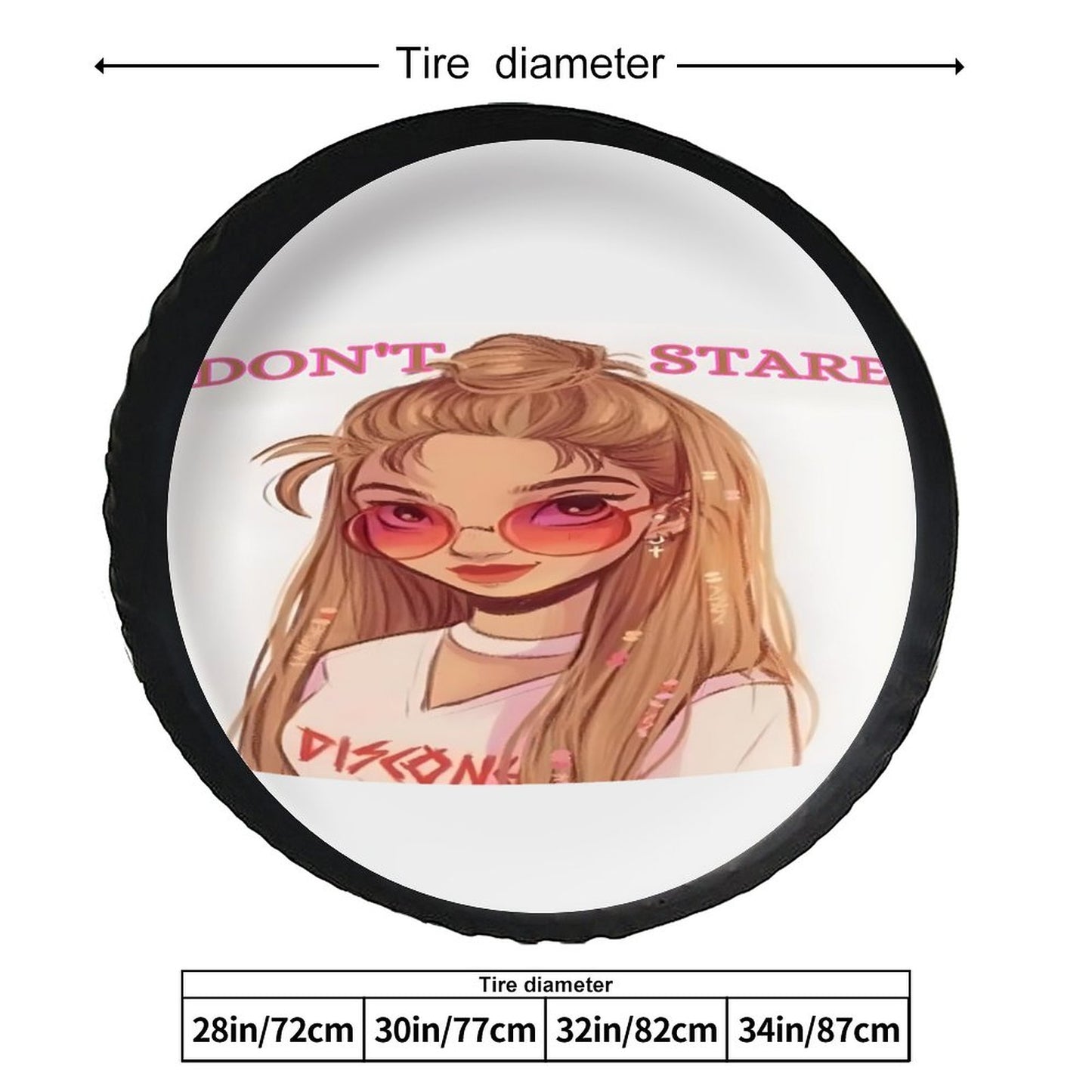 Leather Tire Cover(One-sided Printing)