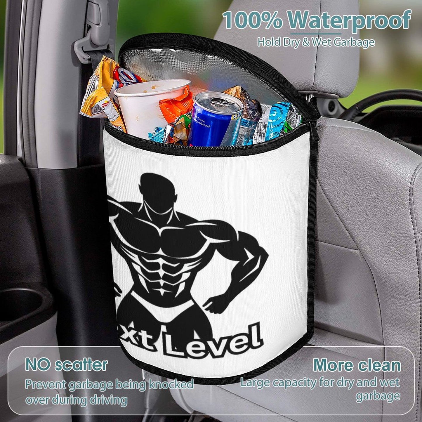 Collapsible Car Trash Bin