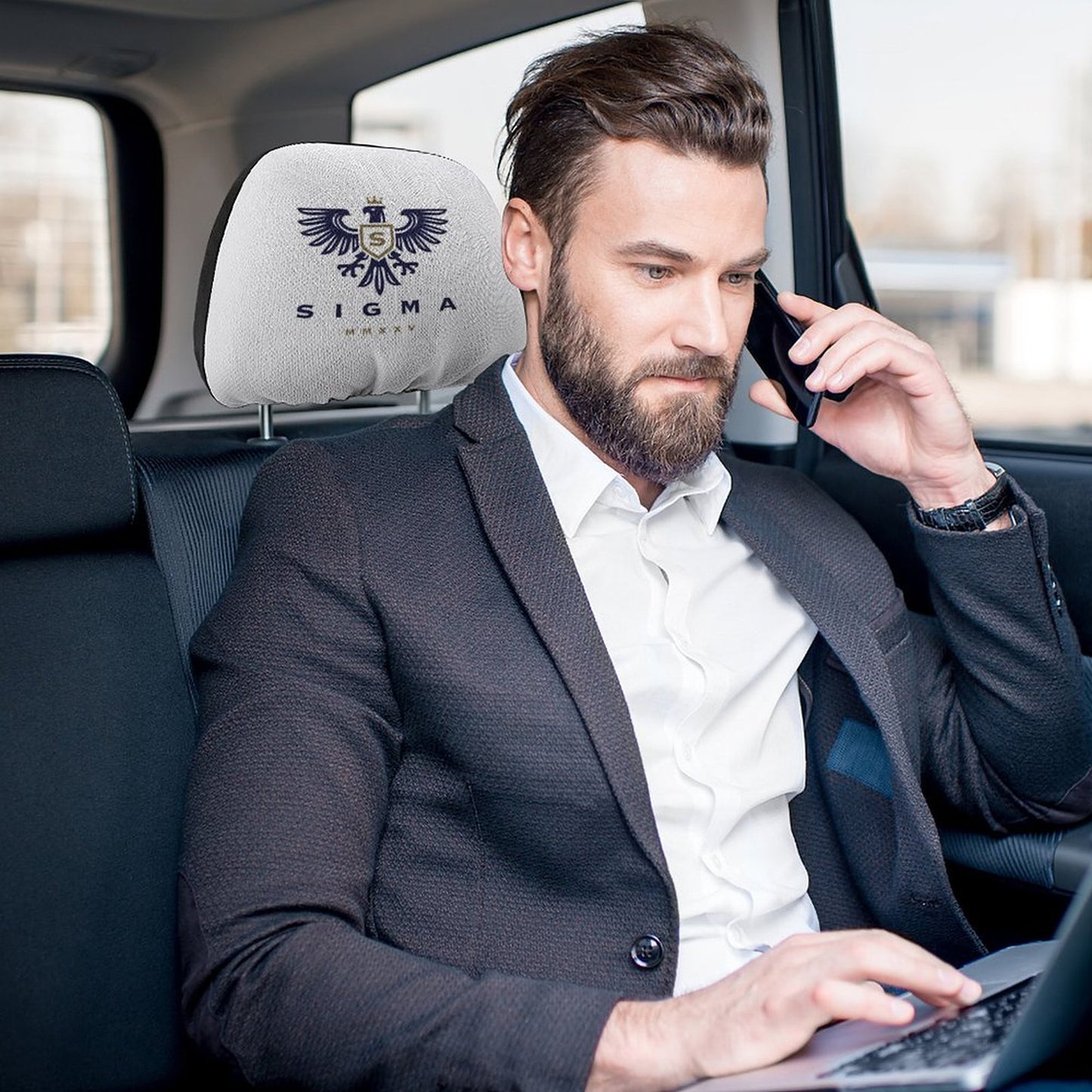 Custom Car Headrest Covers