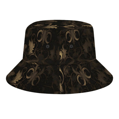 BLACK & GOLD ACCENT Unisex Bucket Hat