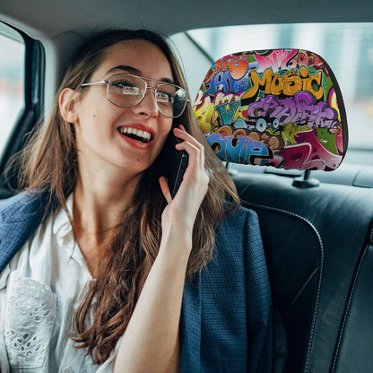 Custom Car Headrest Covers