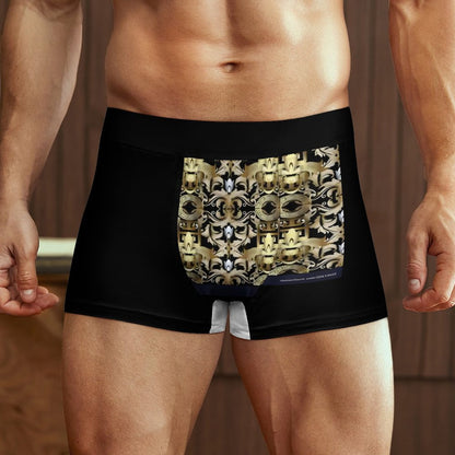 DTG 190gsm Cotton Comfort Soft Boxer Briefs for Men(All-Over Printing)