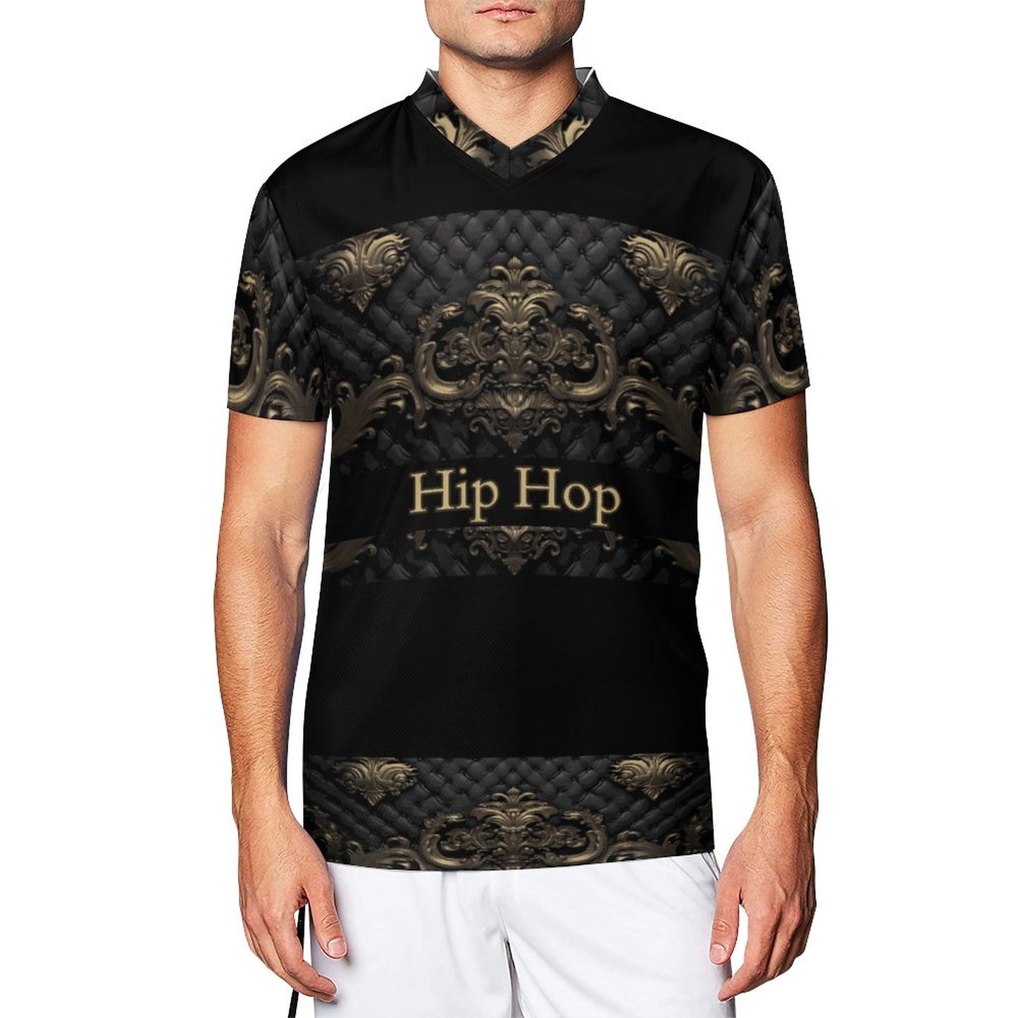 V Neck Football Jersey 3Z06 (All-Over Printing)