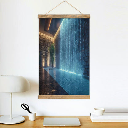 WALL WATERFALL Framed Canvas Painting Wall Decor