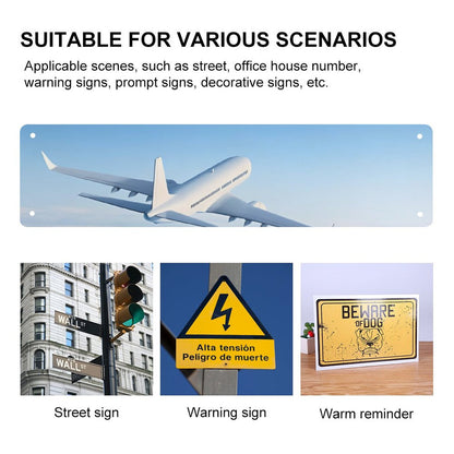 Slim Metal Tin Sign