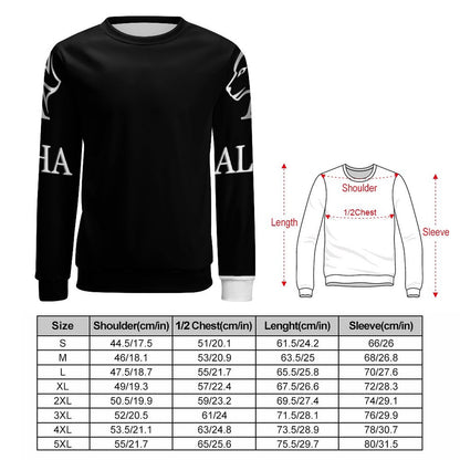 250gsm Round Neck Men's Sweatshirt 4T35 (All-Over Printing)
