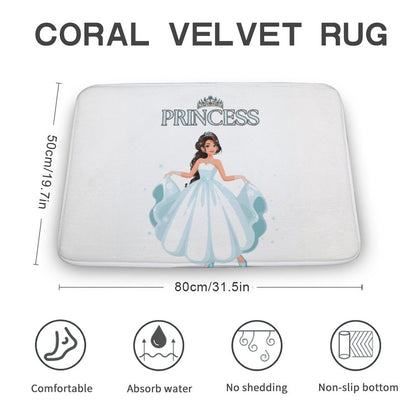 Coral Velvet Rug-19.7"x31.5"/50x80cm