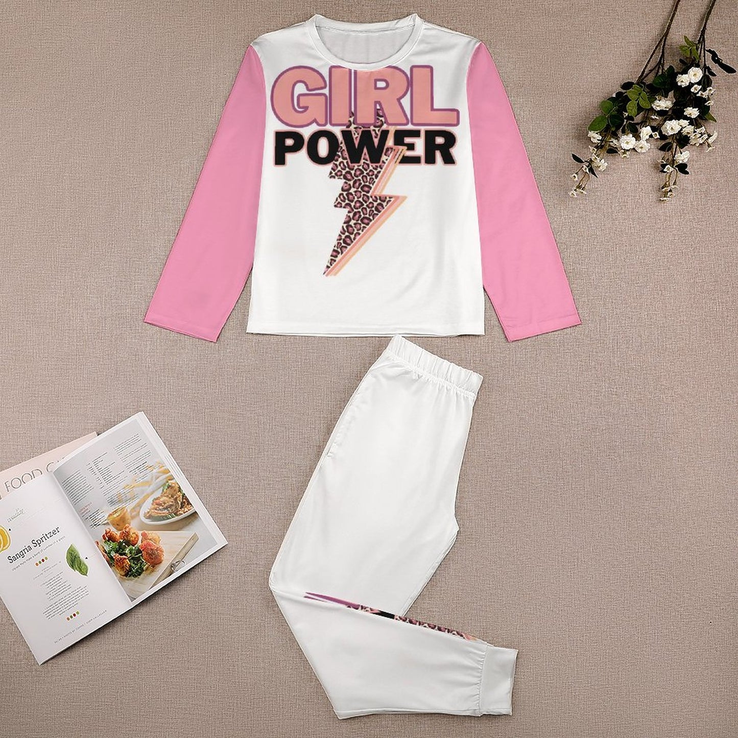 Long Sleeve Girls Nightwear JTZ (All-Over Printing)