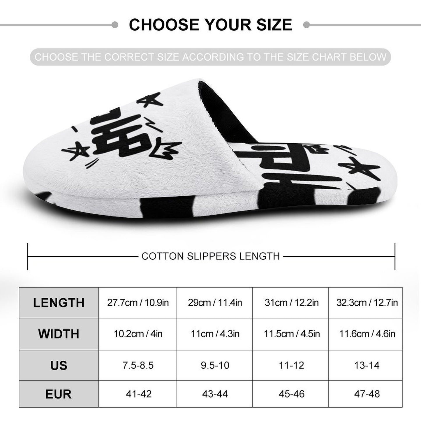 Flannel Men's Cotton Slippers
