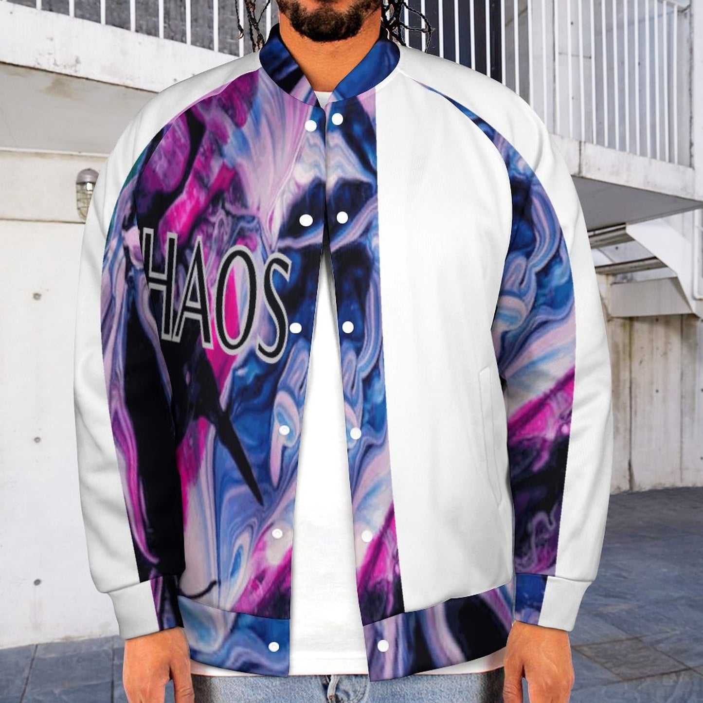 CHAOS Men's Baseball Jacket-XXS-6XL