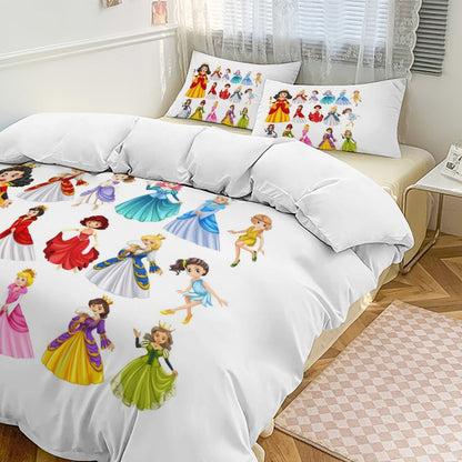 3-Piece Bedding Set-90"x90"/ 229x229cm (Dual-sided Printing)