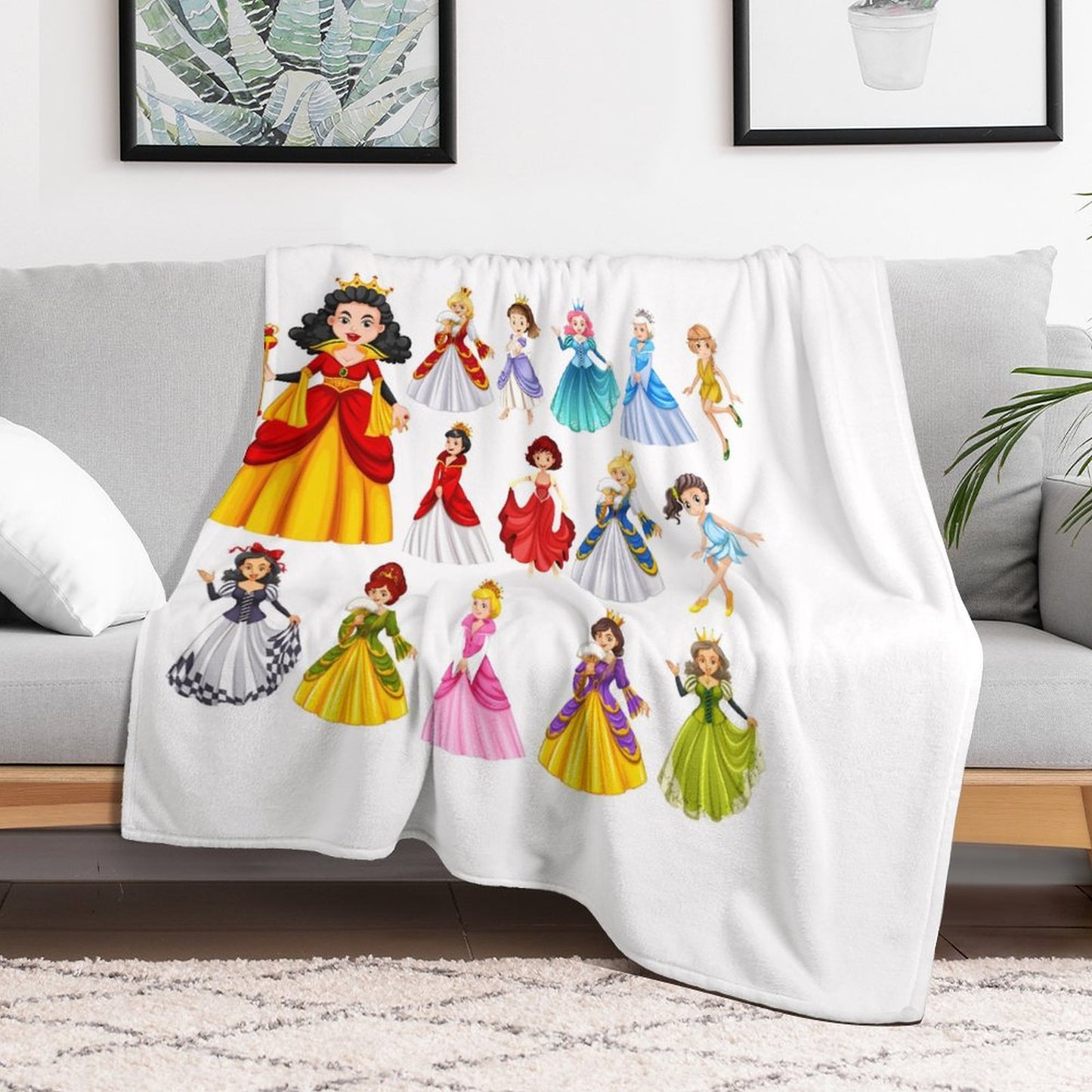 250gsm Flannel Throw Blanket-60"x80"