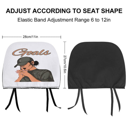 Custom Car Headrest Covers