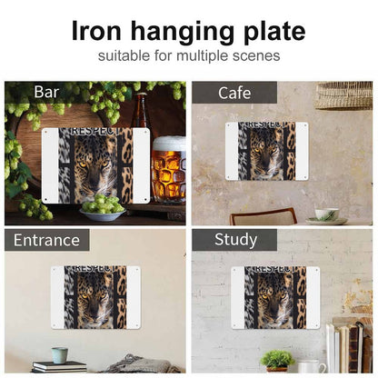 Horizontal Personalized Metal Wall Art Tin Sign-5.5"x7.9"/14x20cm
