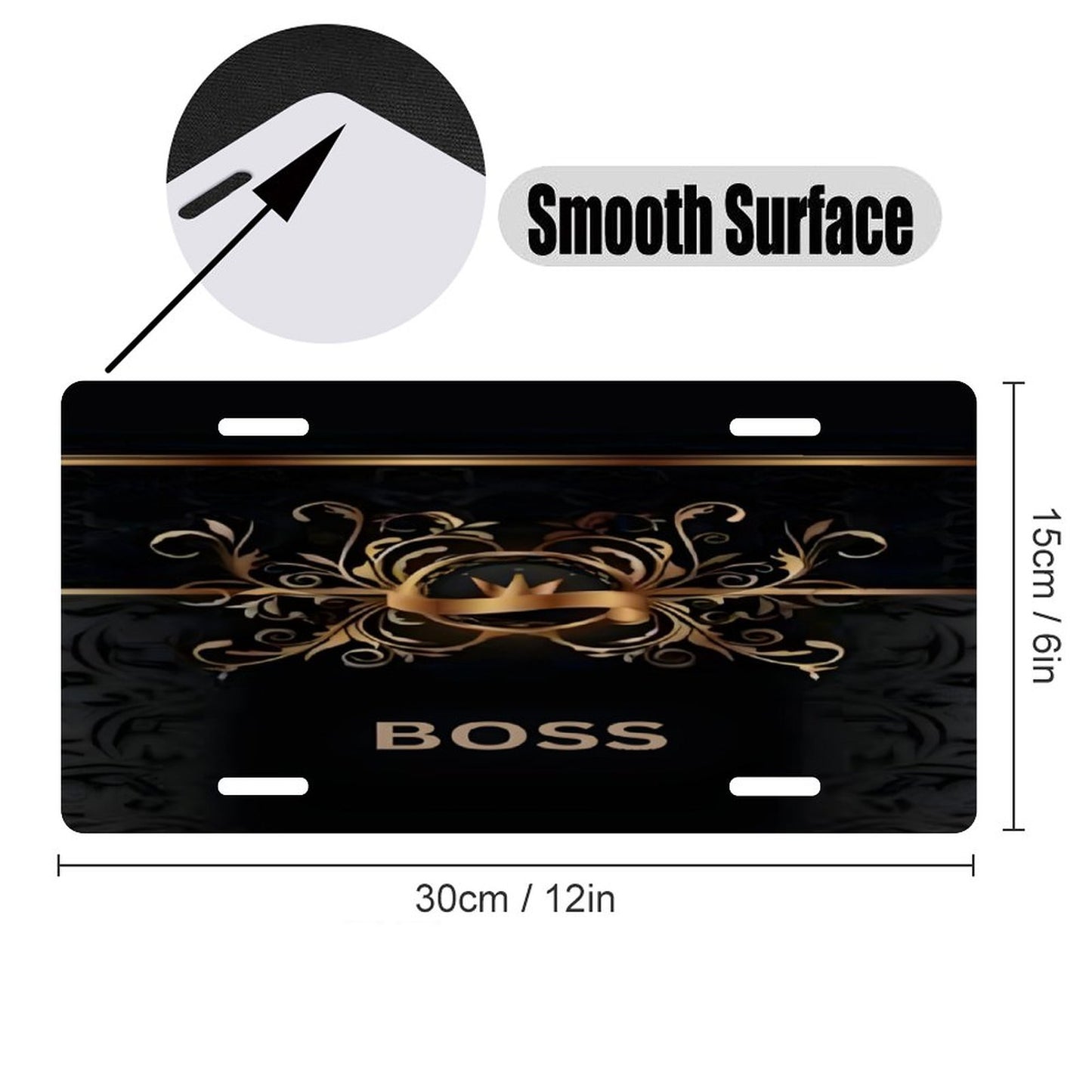 Car License Plate-11.8”x5.9”