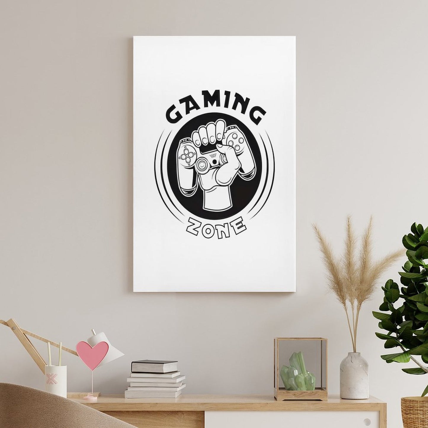 Framed Wooden Poster Hanging (Vertical 2:3)-8x12 inch