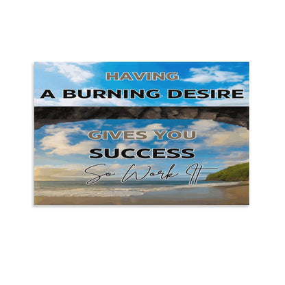 Hanging Poster (Horizontal 3:2)-12x18 inch/ 8x12 inch