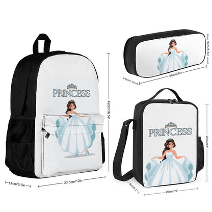 Set of 3 Bags (Shoulder Bag Lunch Bag & Pencil Pouch)