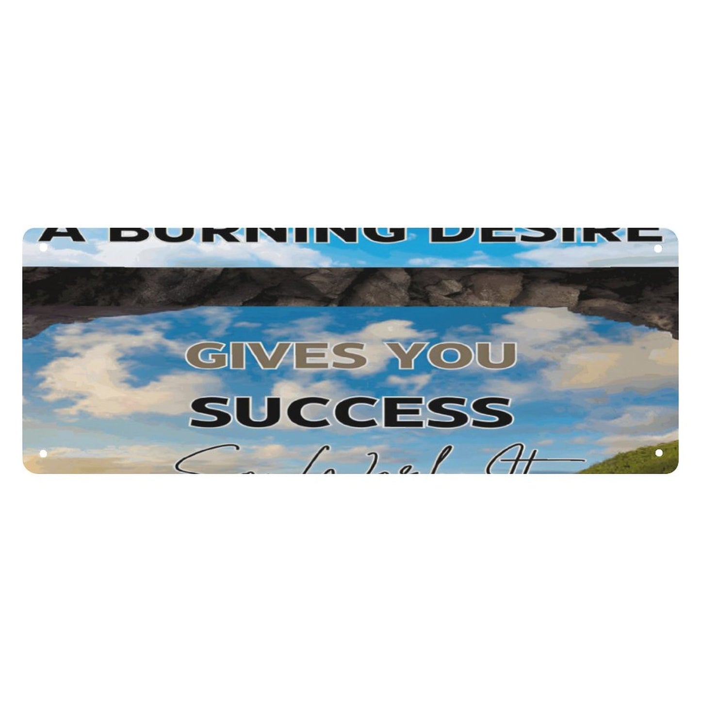 Slim Metal Tin Sign