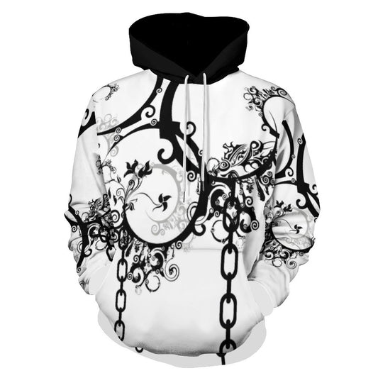 230gsm Men's Cool Hoodie with Double-layer Cap (All-Over Printing)