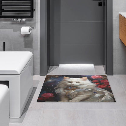 Crystal Velvet Bedroom Floor Mat