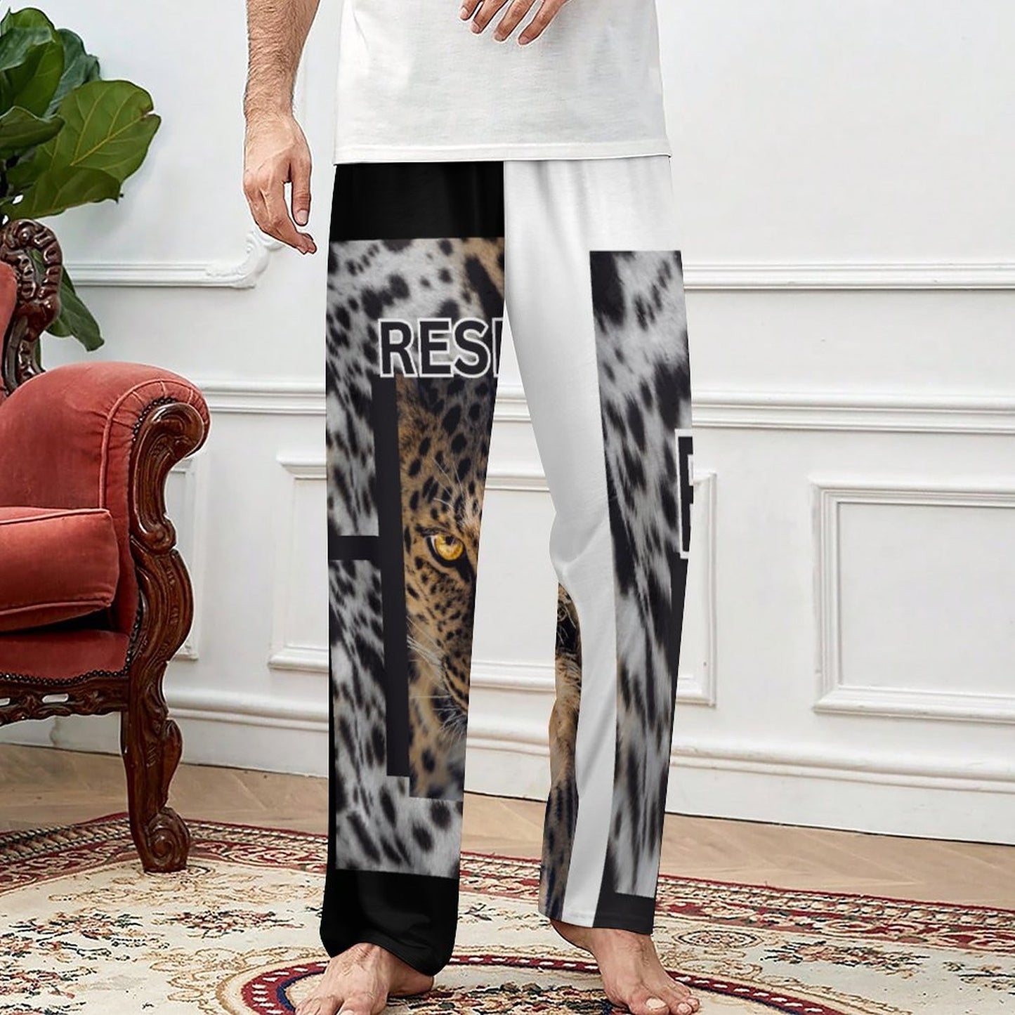 Men's Home Pajamas Pants EEP (All-Over Printing)