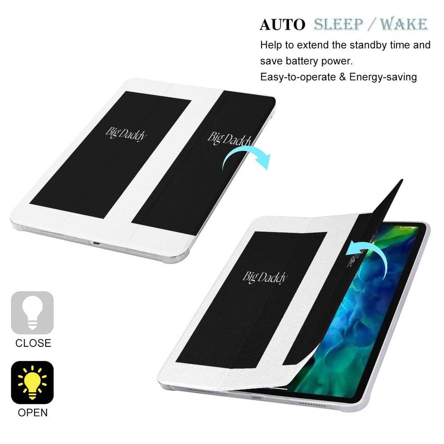 Folding iPad Case for Full Protection 12.9" iPad
