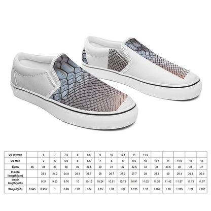 Printed Slip-on Canvas Shoes  for Teenagers and Adults