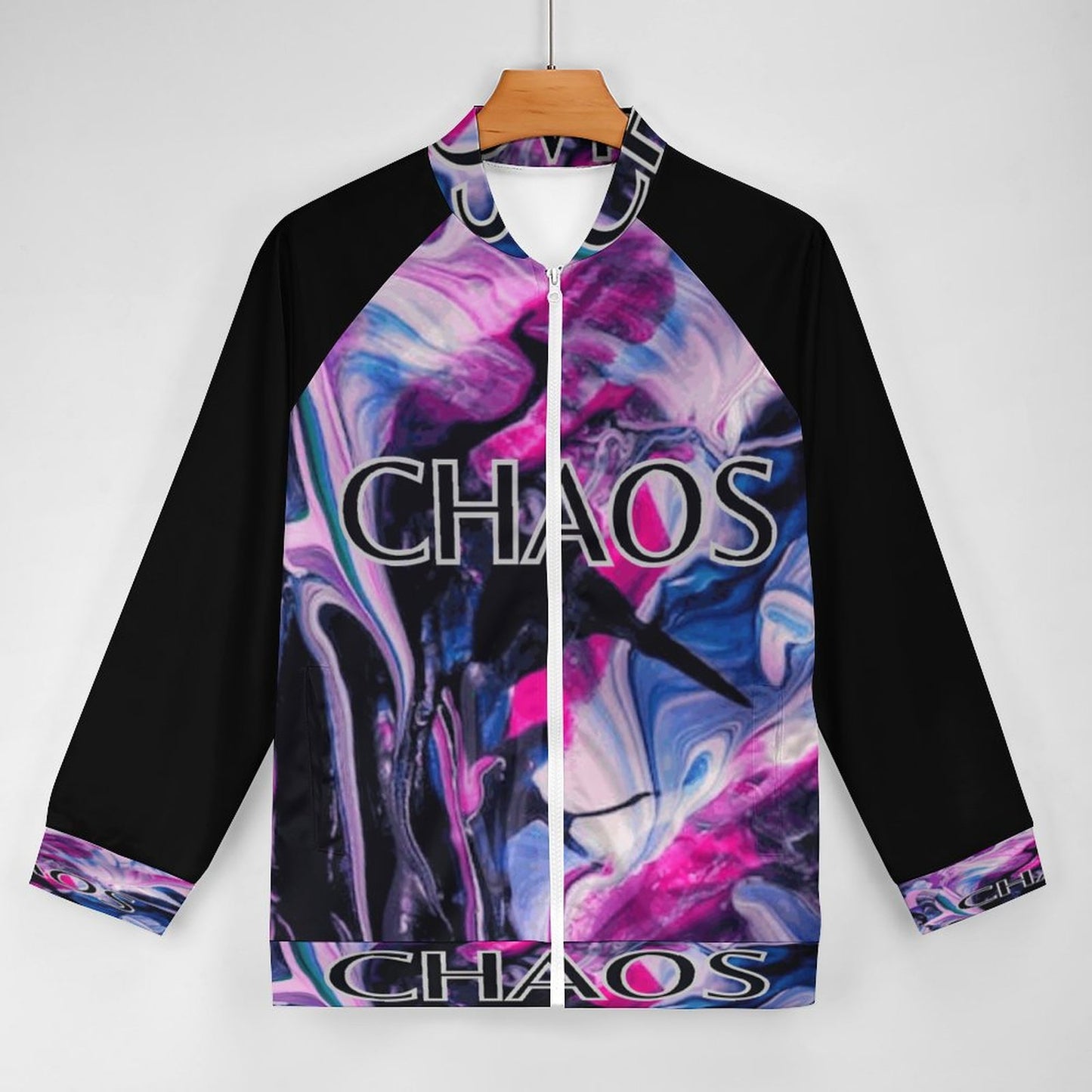 CHAOS Raglan Zipper Jacket-SMALL-5XL