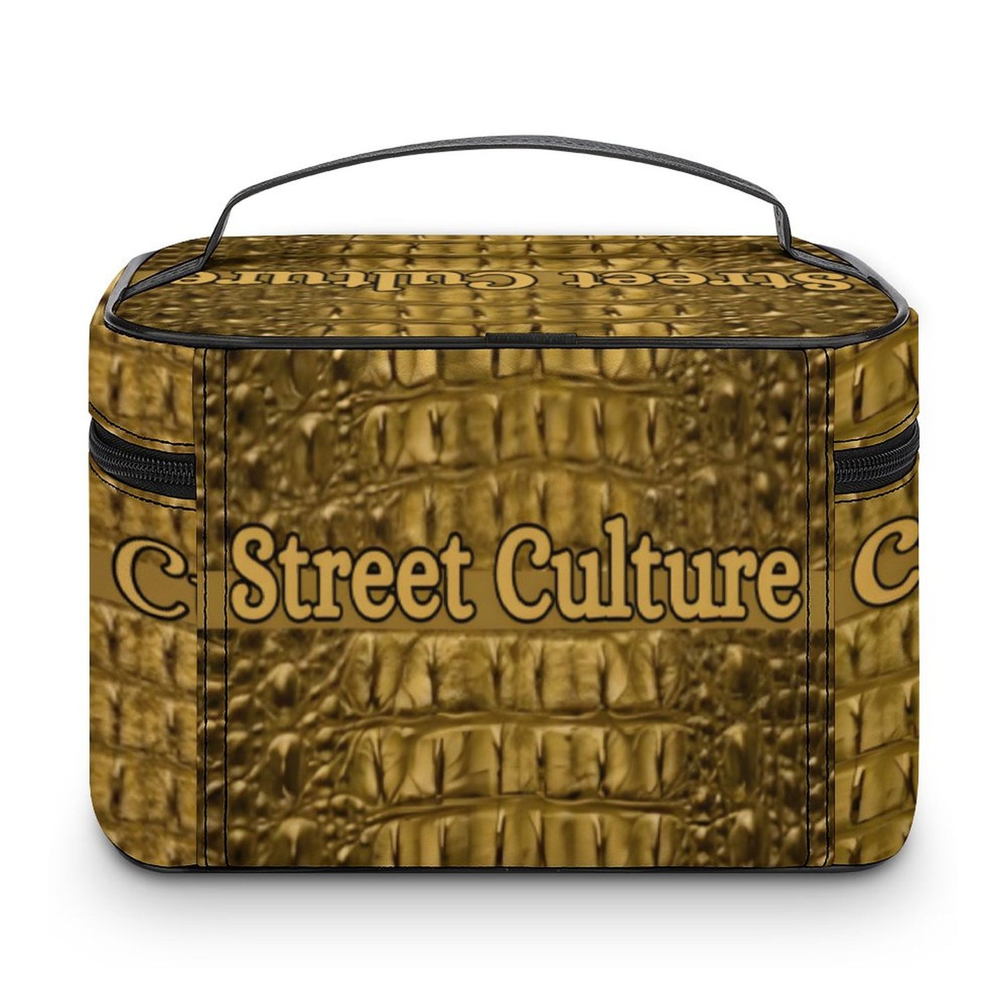 STREET CULTURE Alligator Leather Cosmetic Storage Bag