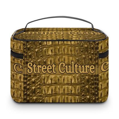 STREET CULTURE Alligator Leather Cosmetic Storage Bag