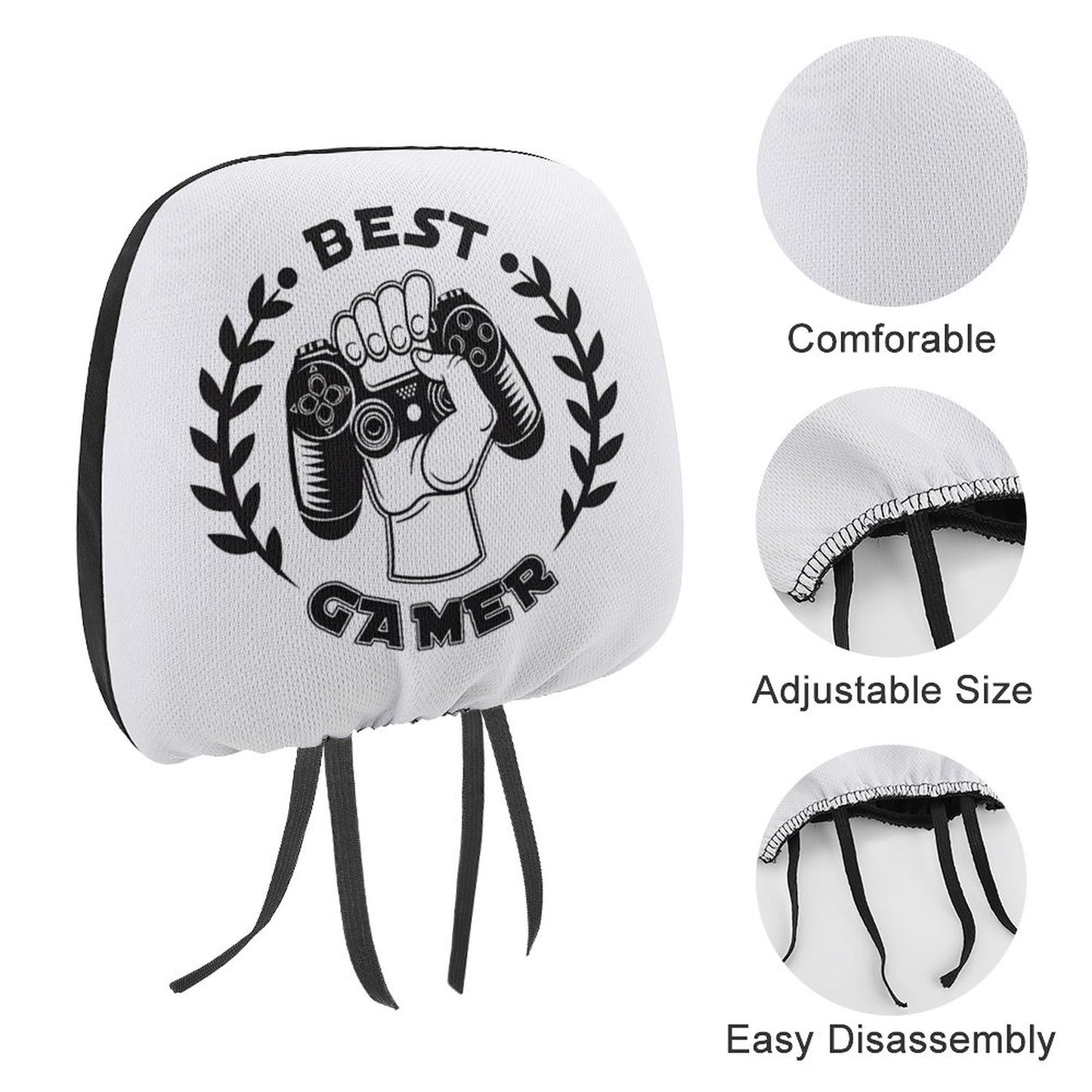 Custom Car Headrest Covers