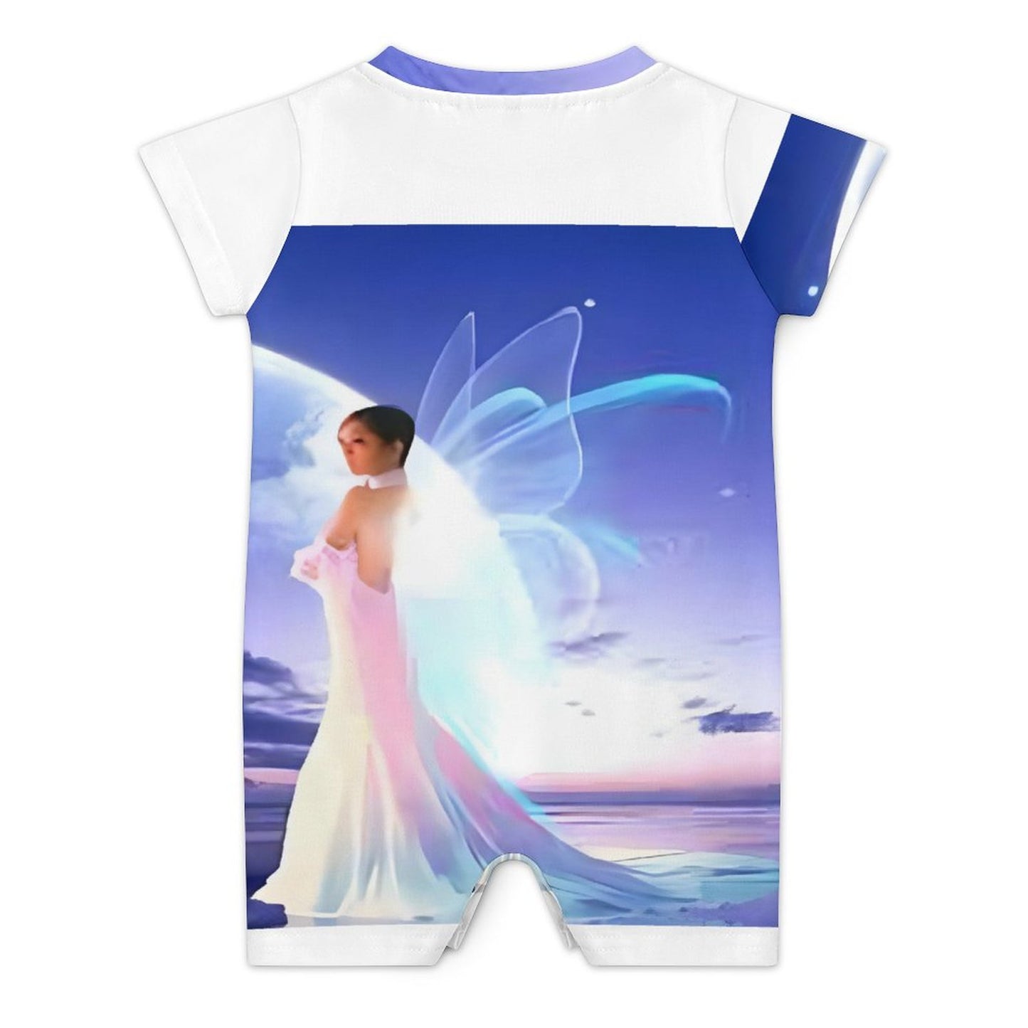 Short Sleeve Baby Bodysuit Romper PLR (All-Over Printing)