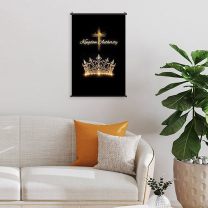Canvas Hanging Poster with Scrolls-16"x24"/ 40x60cm