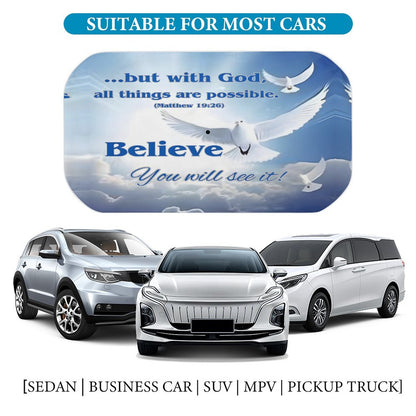 Car Sunshade Umbrella-BELIEVE