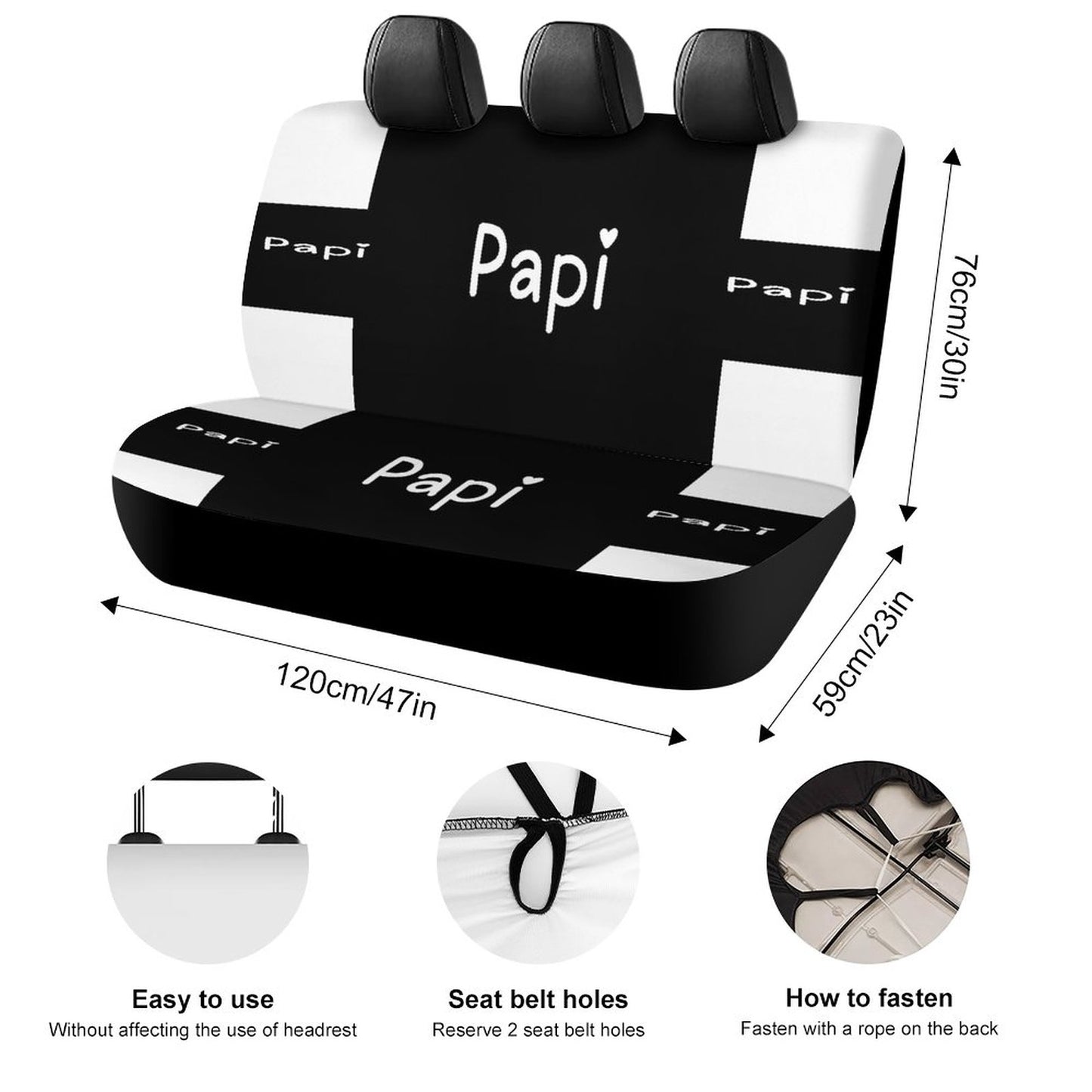 Back Seat Cover for Cars