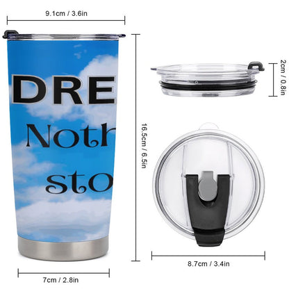 Car Travel Coffee Mug with Lid (All-Over Printing)