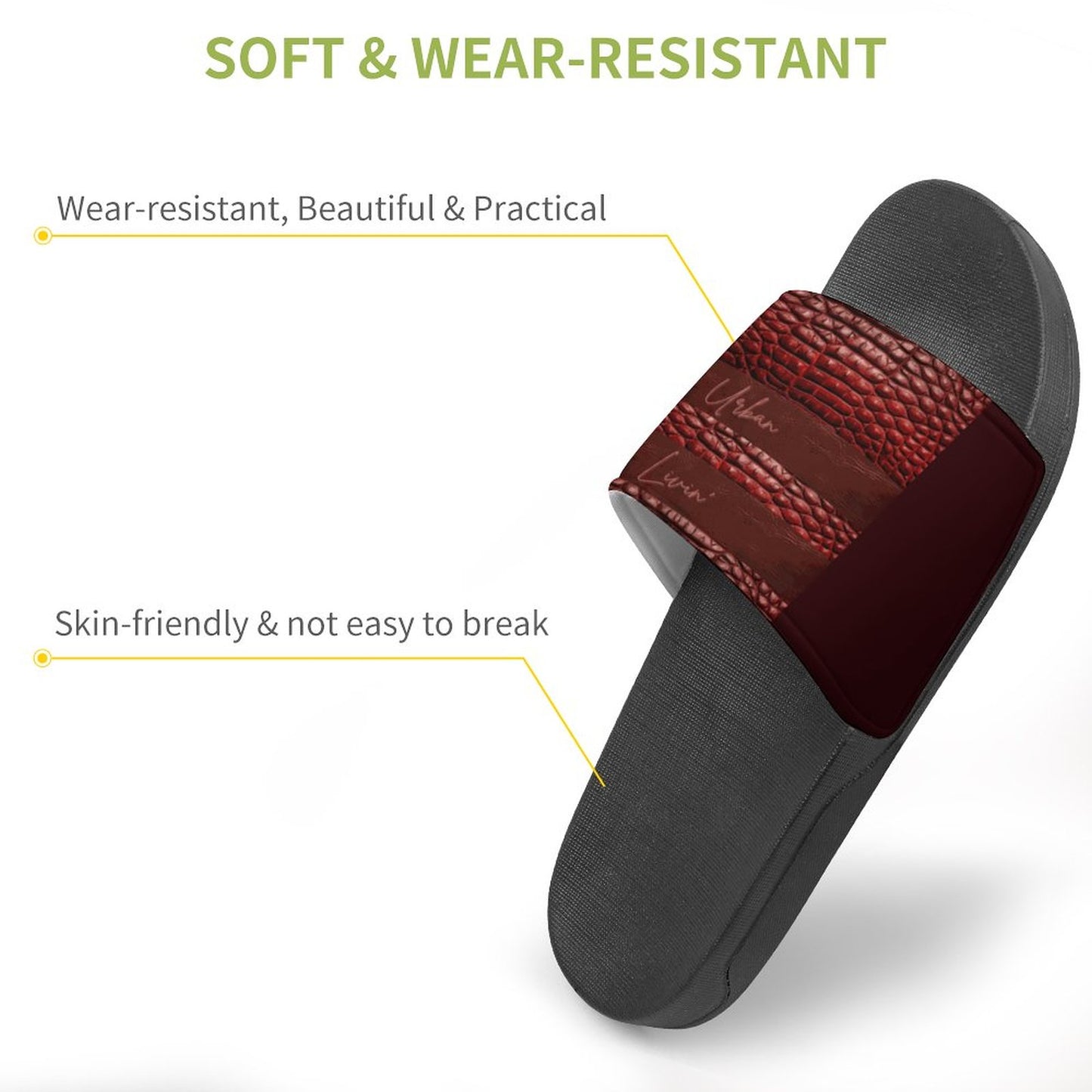 Personalized Casual UnisexPVC Slippers