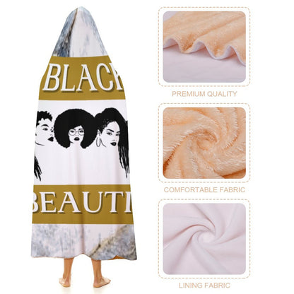 Wrap Hooded Blanket-40"x50"/ 100x130cm