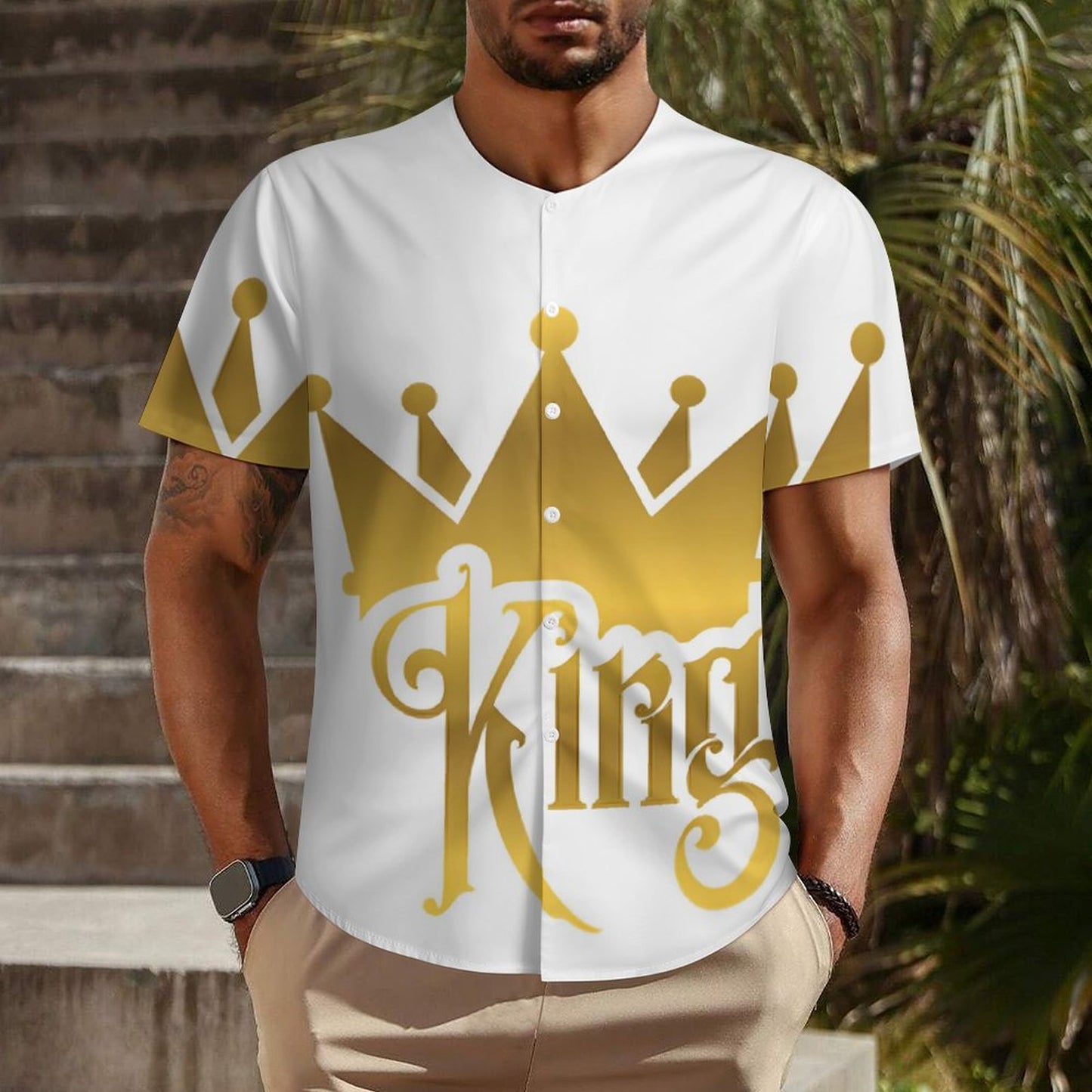 Collarless Shirt LM018 (All-Over Printing)