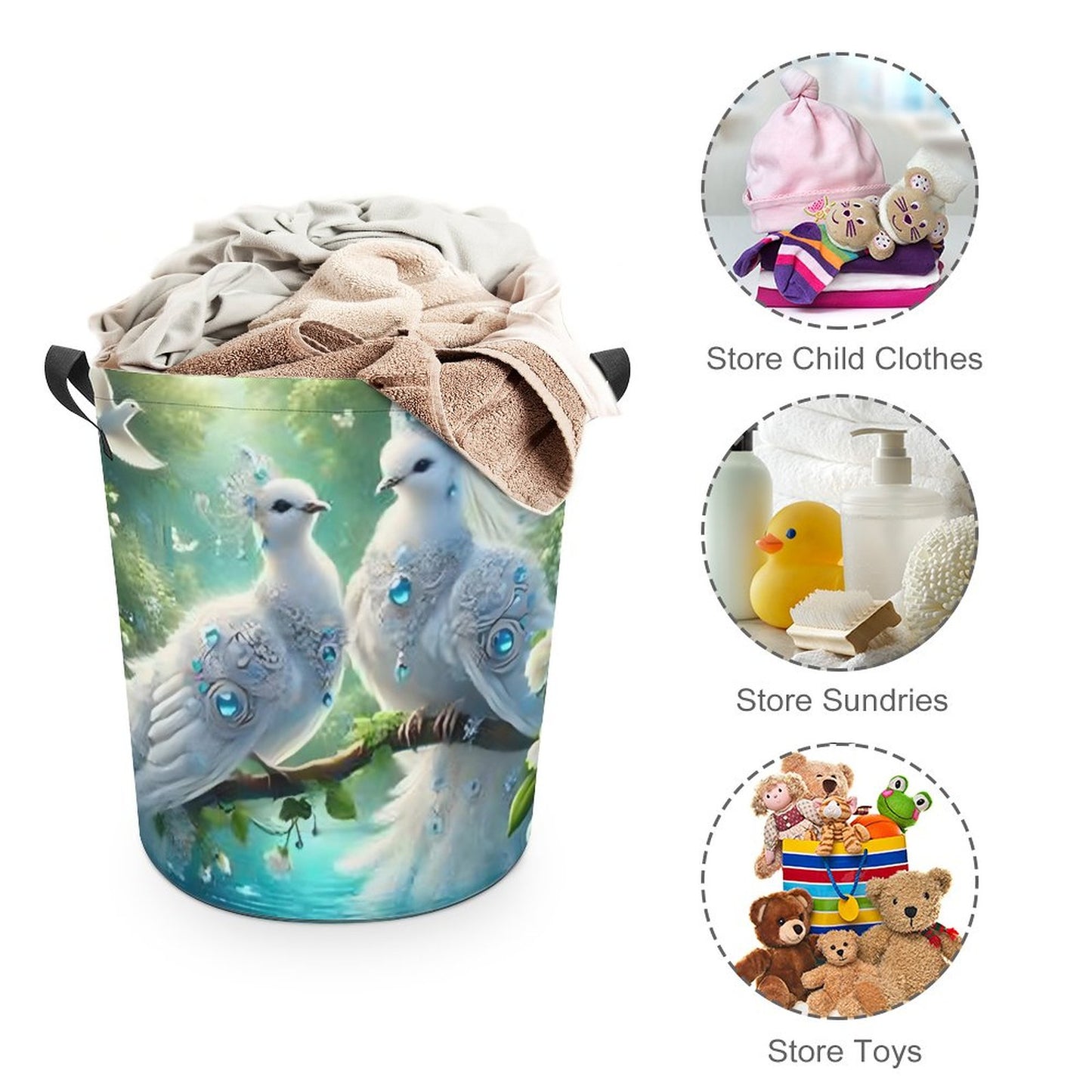 Oxford Collapsible Laundry Basket