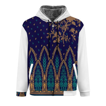 230gsm Full Zip up Hoodie with Plush Lining WZIP (All-Over Printing)