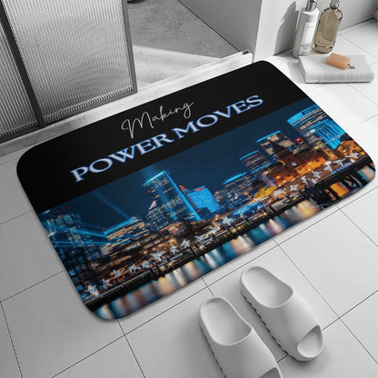 MAKING POWER MOVES Coral Velvet Rug-15.7"x23.6"/ 40x60cm