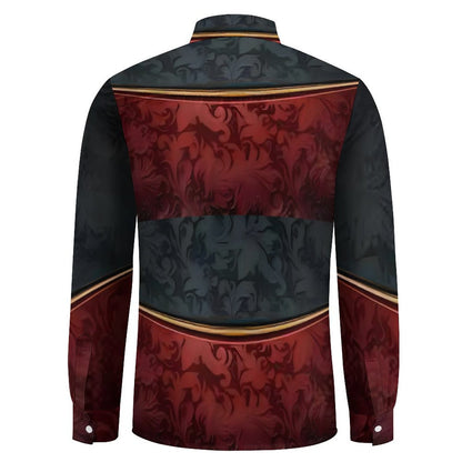 Men's Long Sleeve Shirt with Pocket LS (All-Over Printing)