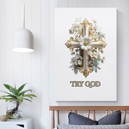 Unframed Art Prints (Vertical 2:3)-8x12 inch/12x18 inch-TRY GOD