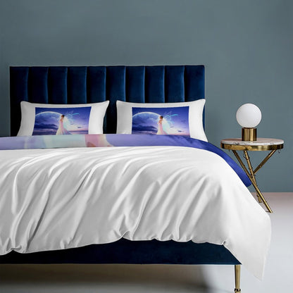 3-Piece Bedding Set-90"x90"/ 229x229cm (Dual-sided Printing)