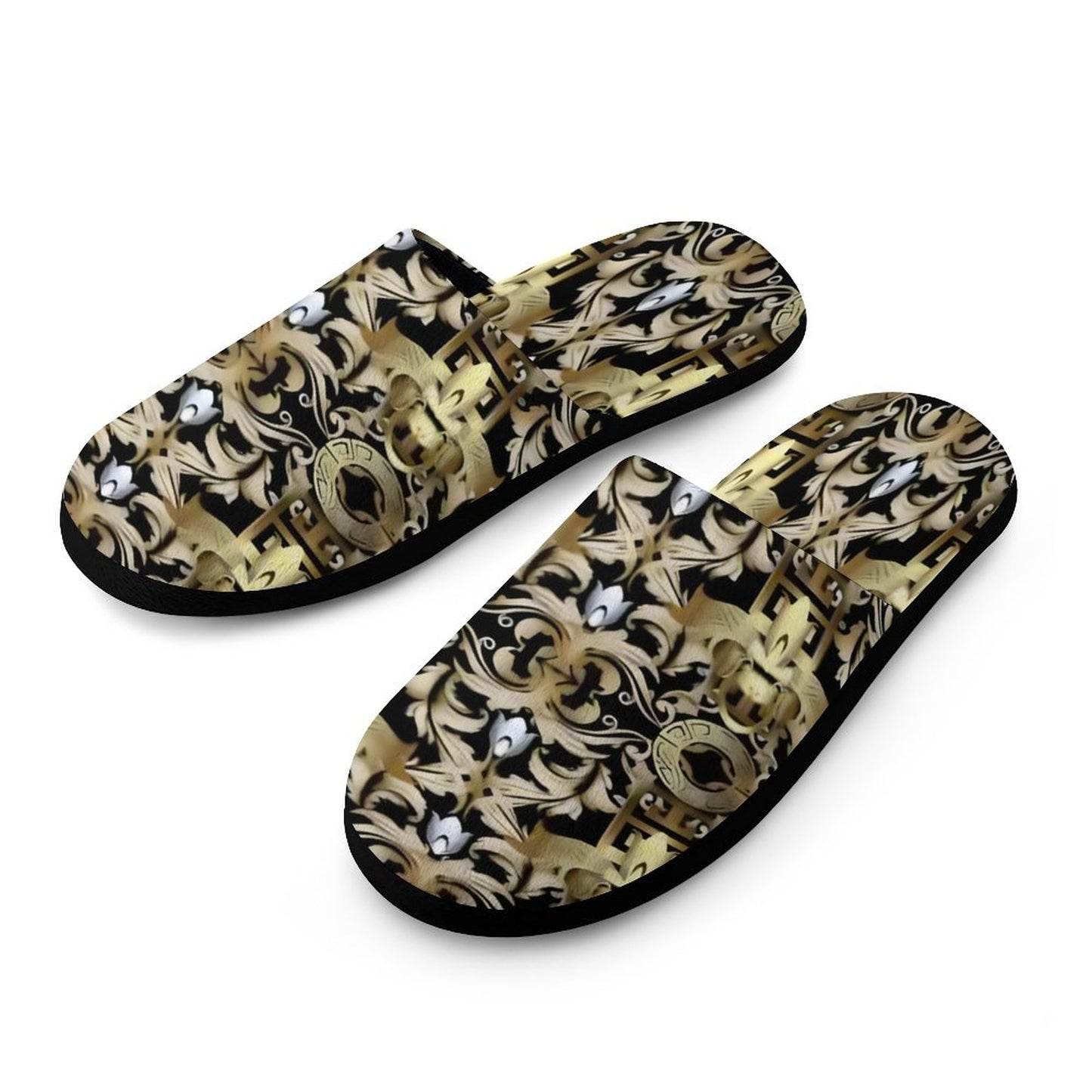 Flannel Men's Cotton Slippers