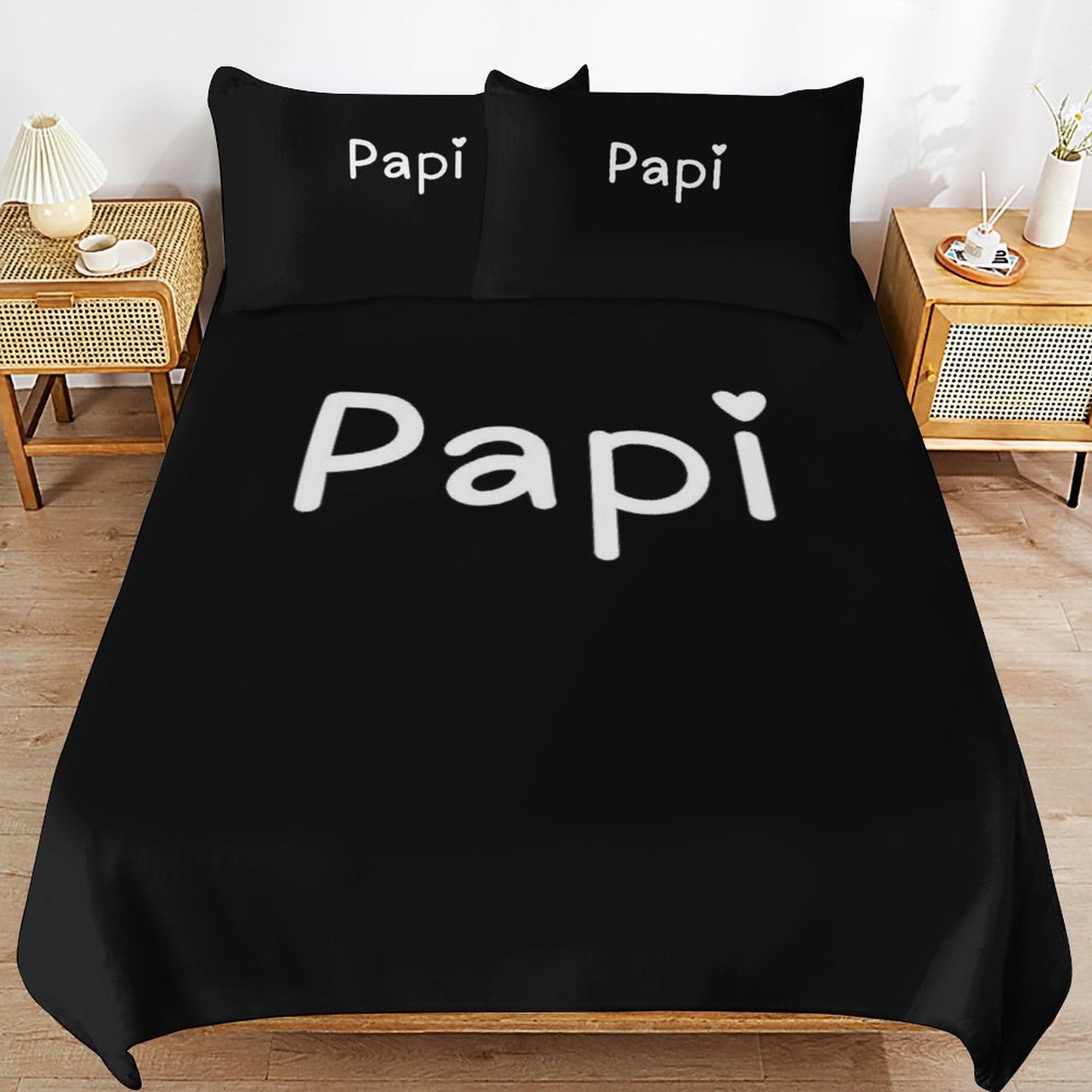 3-Piece Bedding Set-86"×70"/ 218×177cm (Dual-sidede Printing)