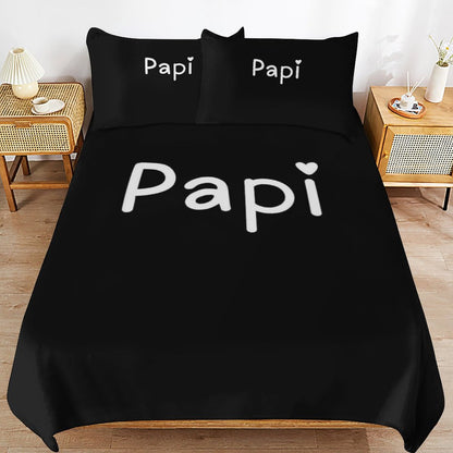3-Piece Bedding Set-86"×70"/ 218×177cm (Dual-sidede Printing)