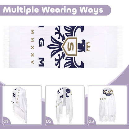 Cashmere-like Tassel Scarf (All-Over Printing)
